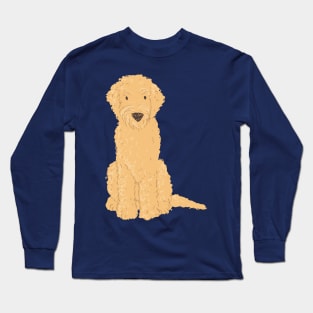 Golden Doodle Illustration Long Sleeve T-Shirt